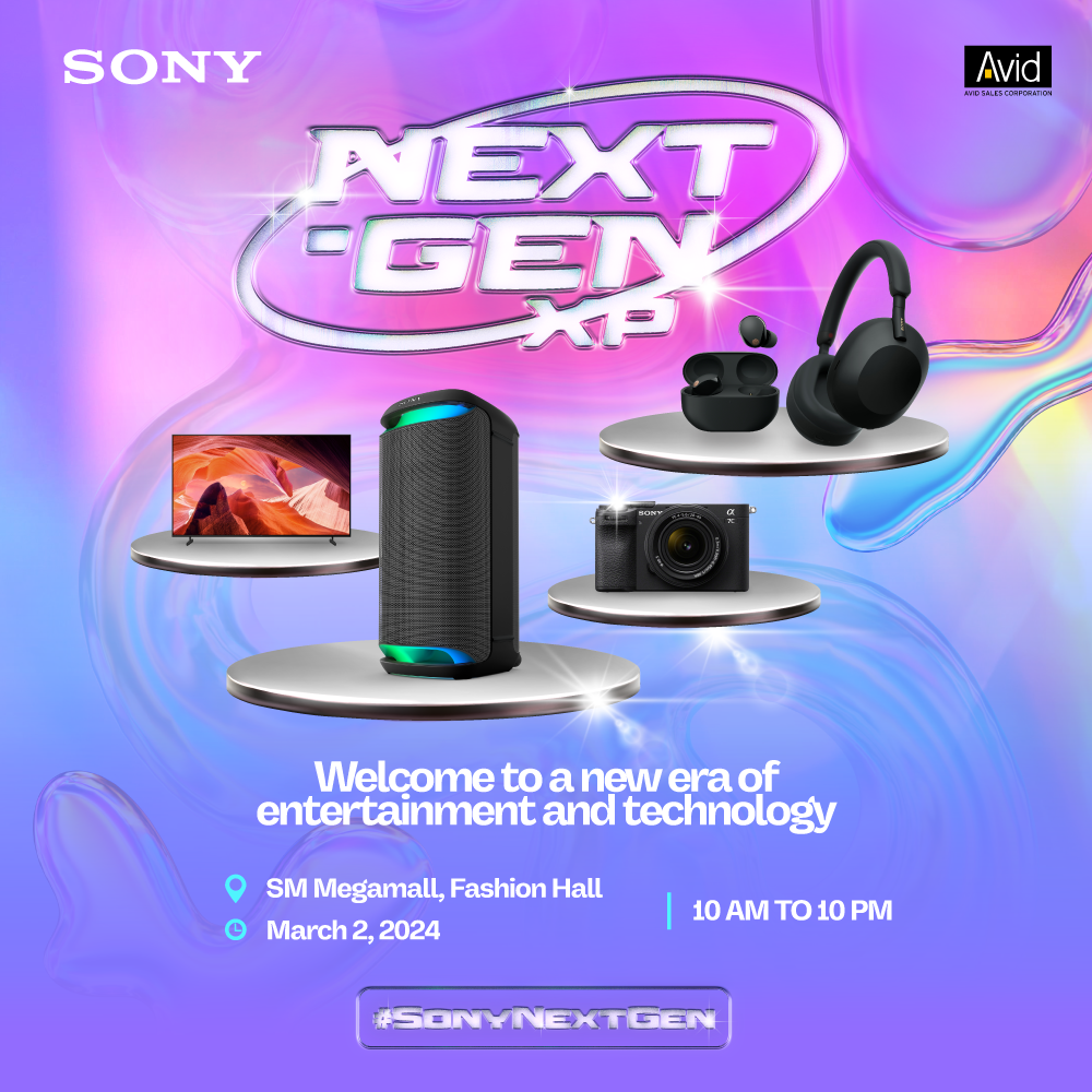Sony Philippines To Hold Its Interactive Showcase of Next-Generation Products on March 2